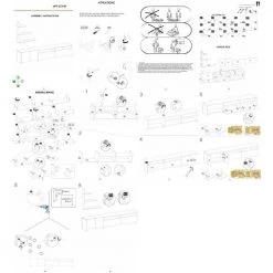 70.9 in. White and Brown Wooden TV Console Entertainment Center with 4 Cabinet Doors and 3 Wall Shelves by The Urban Port -The Urban Port Sales white and brown the urban port tv stands upt 272757 d4 1000
