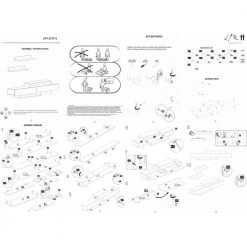 70.9 in. Walnut Brown and White TV Media Console Entertainment Center with 2 Drop Down Doors and 2 Wall Shelves by The Urban Port -The Urban Port Sales white and brown the urban port tv stands upt 272772 d4 1000